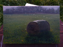 Load image into Gallery viewer, Summer Evening and Hay Bale
