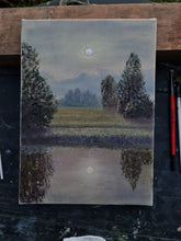 Load image into Gallery viewer, Dusk&#39;s Embrace by the Pond
