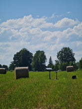 Load image into Gallery viewer, Hay Bales on a Hot Day by the Salaca Riverbank
